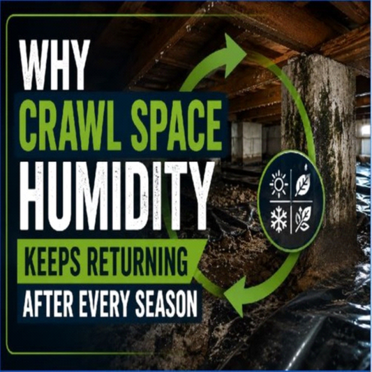 Why Crawl Space Humidity Keeps Returning After Every Season