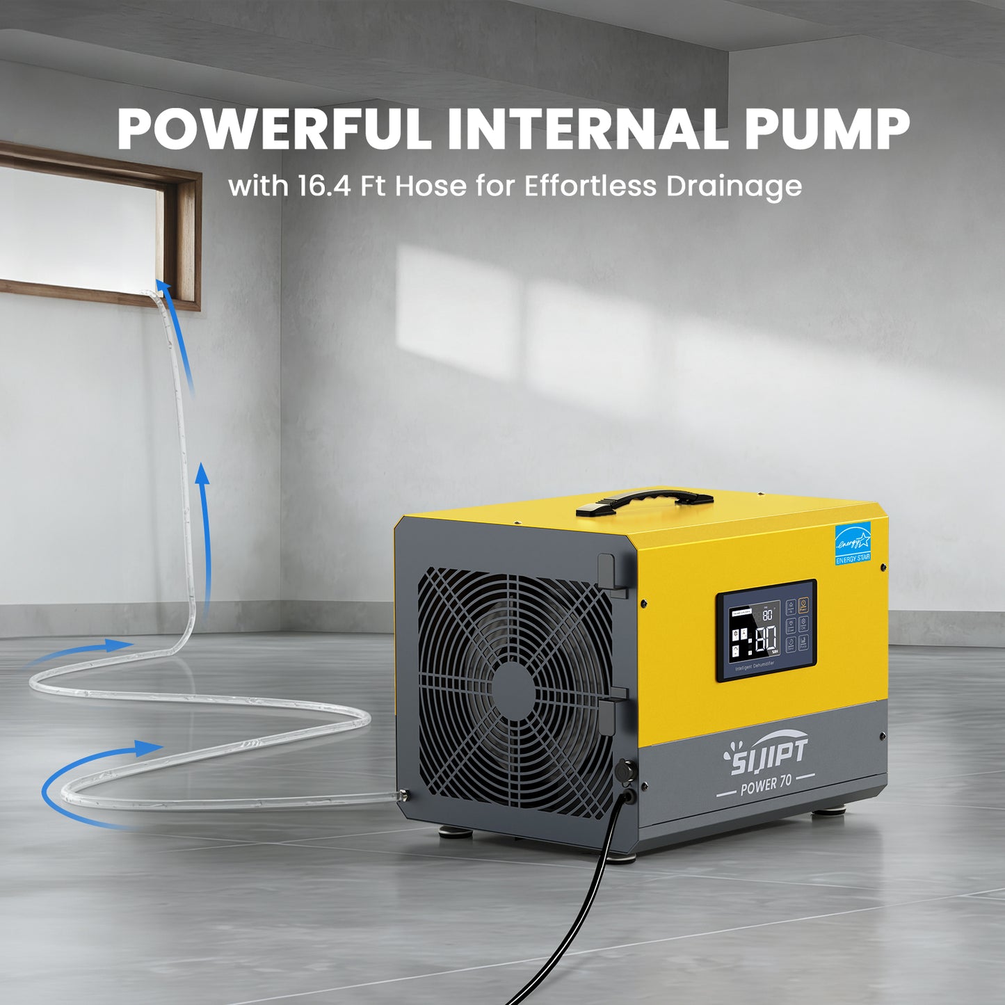 Sijipt Yellow Crawl Space Dehumidifier