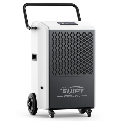 Sijipt 260-pint
commercial flood restoration dehumidifier with pump front view