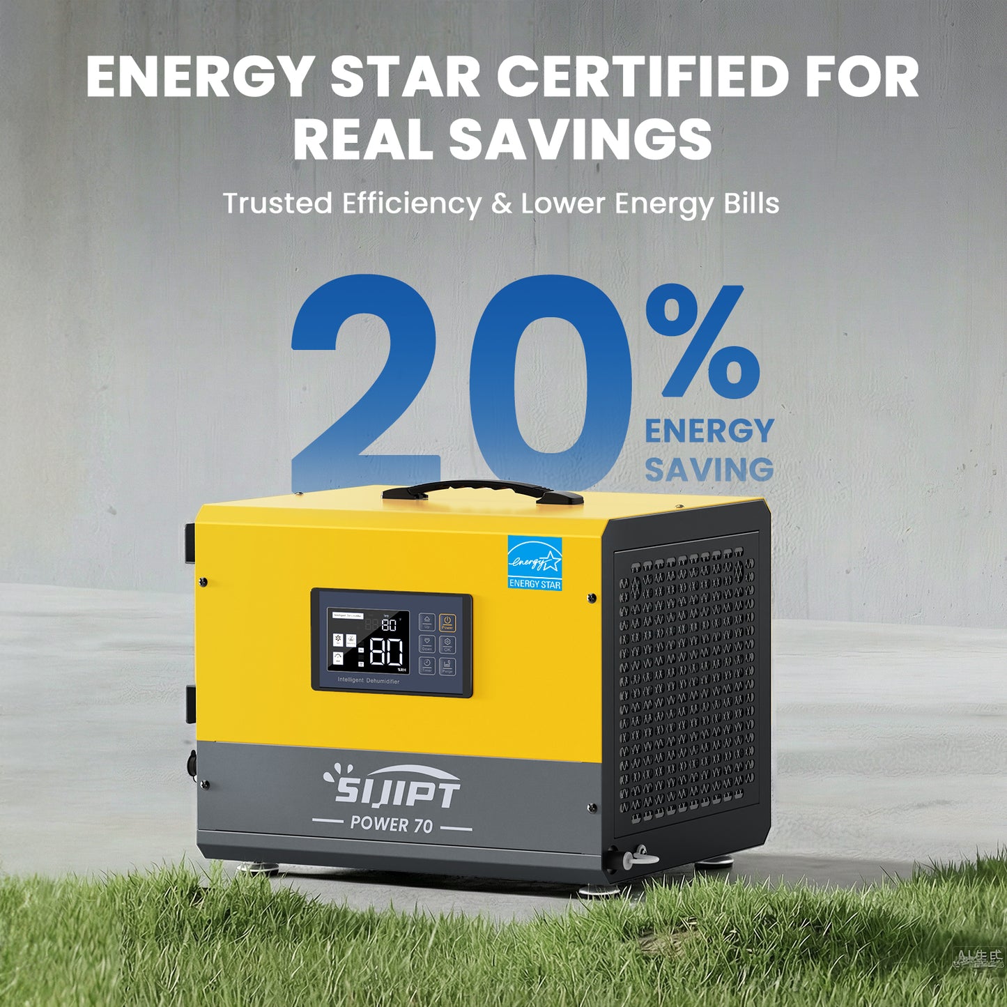 Sijipt Yellow Crawl Space Dehumidifier