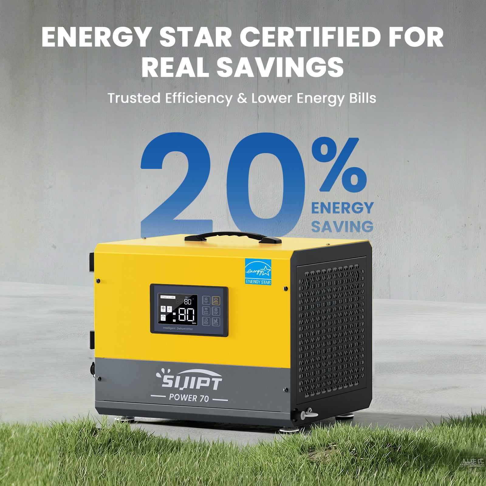 Sijipt Yellow Crawl Space Dehumidifier
