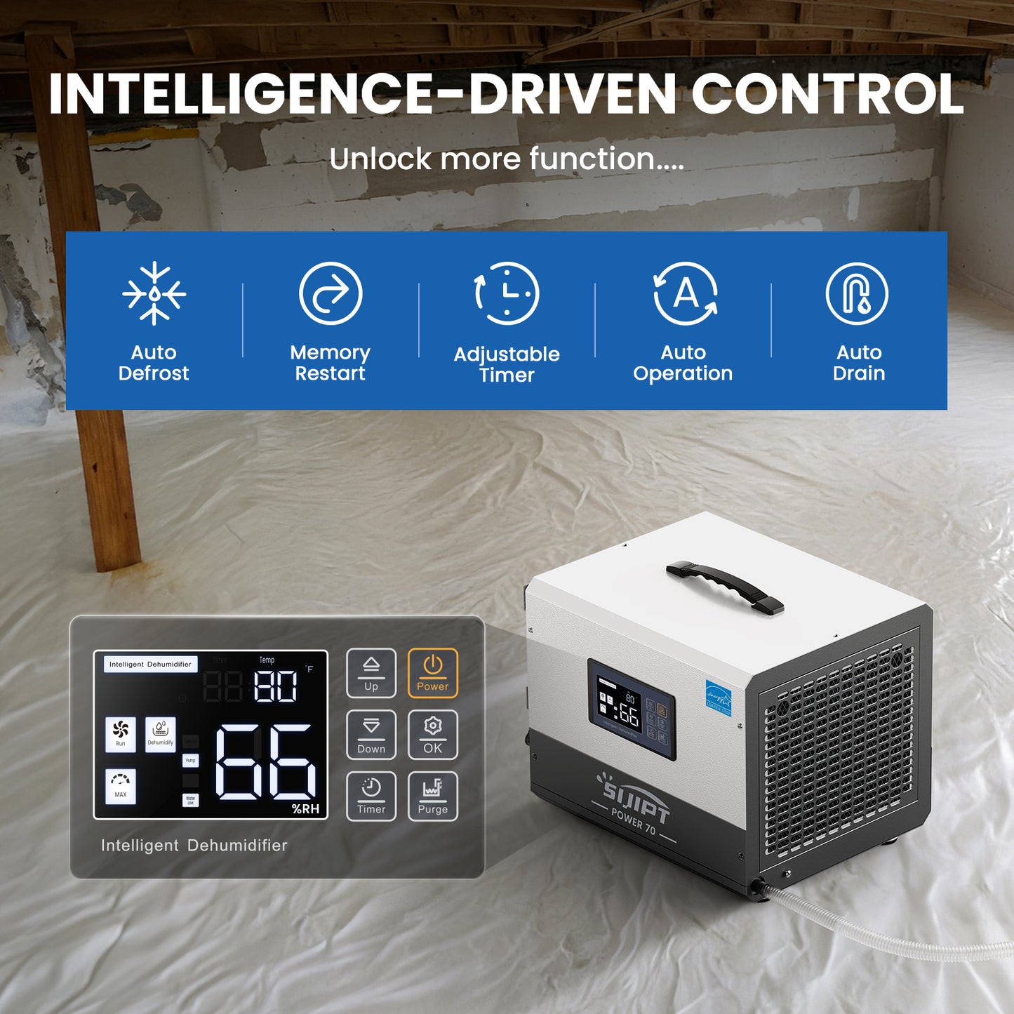 crawlspace dehumidifier