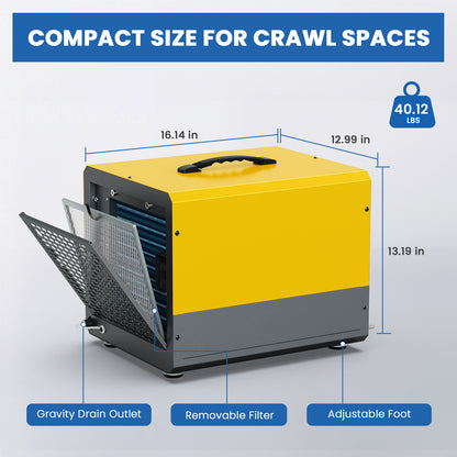 Sijipt Yellow Crawl Space Dehumidifier